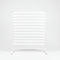 Panel gondola, single-sided, standard panel, white. W127 x D40.5 x H147 cm