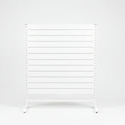 Panel gondola, single-sided, standard panel, white. W127 x D40.5 x H147 cm