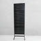 Panel gondola, single-sided, standard panel, black. black, B67 x D40.5 x H247 cm