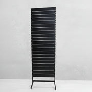 Panel gondola, single-sided, standard panel, black. black, B67 x D40.5 x H247 cm