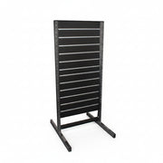 Panel gondola, double-sided, standard panel, black. W67 x D76 x H147 cm