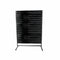 Panel gondola, single-sided, standard panel, black, black, W127 x D40.5 x H217 cm