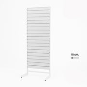 Panel gondola, single-sided, standard panel, white. W67 x D40.5 x H217 cm