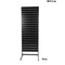 Panel gondola, single-sided, standard panel, black, W67 x D40.5 x H217 cm
