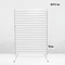 Panel gondola, double-sided, standard panel. white, W127 x D76 x H217 cm
