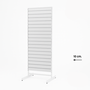 Panel gondola, double-sided, standard panel, white, white, W67 x D76 x H217 cm
