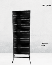 Panelgondol, dobbeltsidet, standard panel, hvid, B67 x D76 x H217 cm