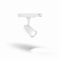 Spot for 3-phase track, H13 cm. Ø 6.50. White