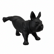 French Bulldog, Luis. Dog mannequin in black