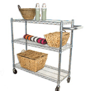 Trolley with handle. TUBO - chrome