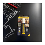 Marker pens, chalk markers for boards and glass, white., 7-15 mm
