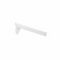 Shelf bracket, straight, right, white, 30 cm, multi-accessory - 12 mm