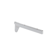 Shelf bracket, straight, right, chrome, 30 cm, multi-accessory - 12 mm