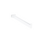 Straight front hang. White, multi-accessory - 12 mm