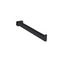 Straight front hang. Black, multi-accessory - 12 mm