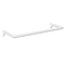 U-shaped curtain rod (91 cm). White, multi-accessory - 12 mm