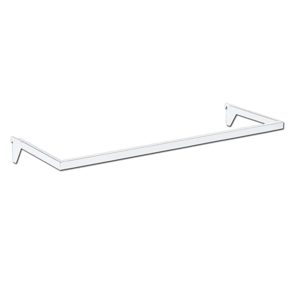U-shaped curtain rod (91 cm). White, multi-accessory - 12 mm