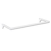 U-shaped curtain rod (91 cm). White, multi-accessory - 12 mm