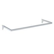 U-shaped curtain rod (91 cm). Chrome, multi-accessory - 12 mm