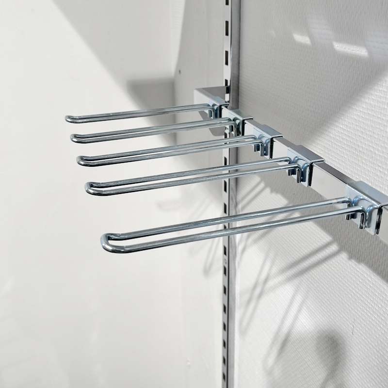 Euro hook for 12 mm decorative rod, galvanized, 10 cm