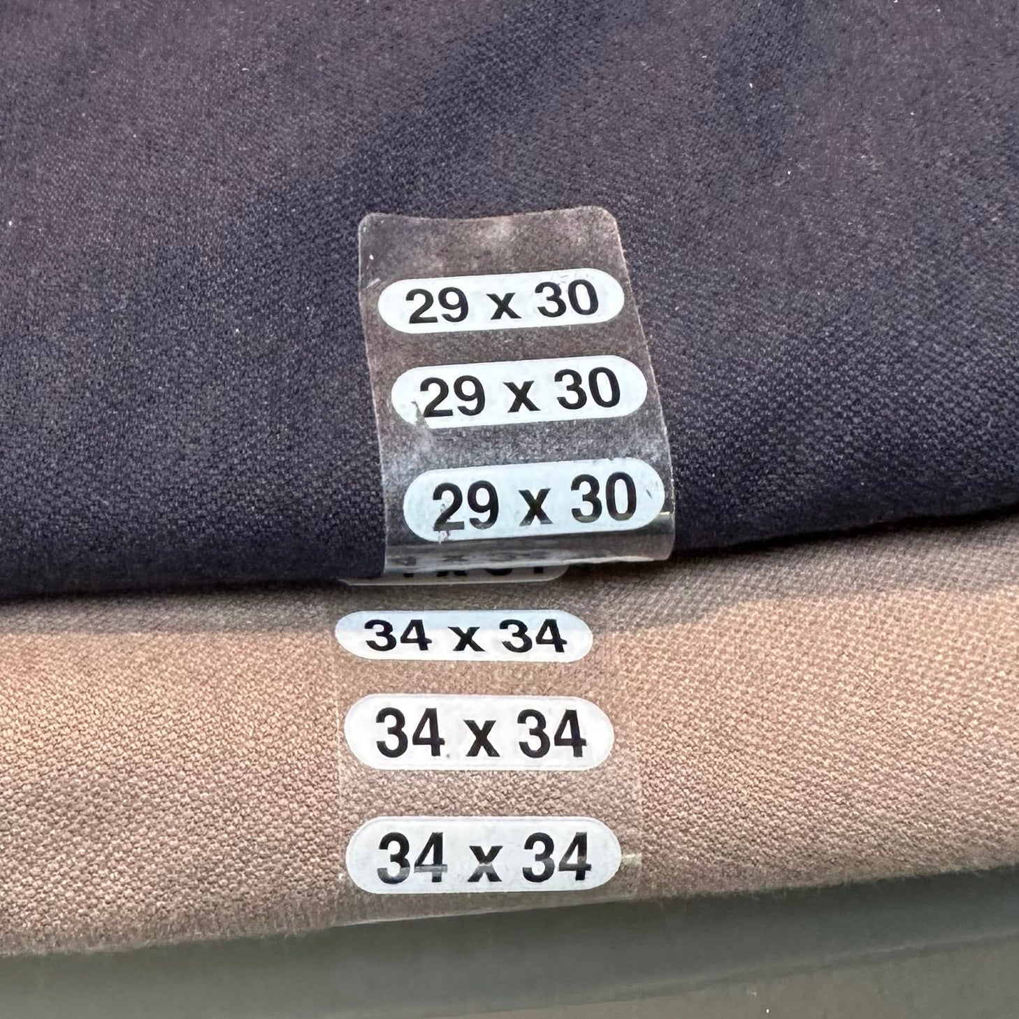 Size labels Jeans size LUXUS - 240 pcs. Choose size