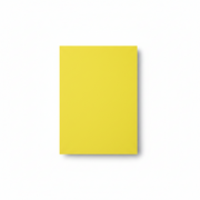 Signage paper, unprinted, A5, yellow, pack of 50 pcs.