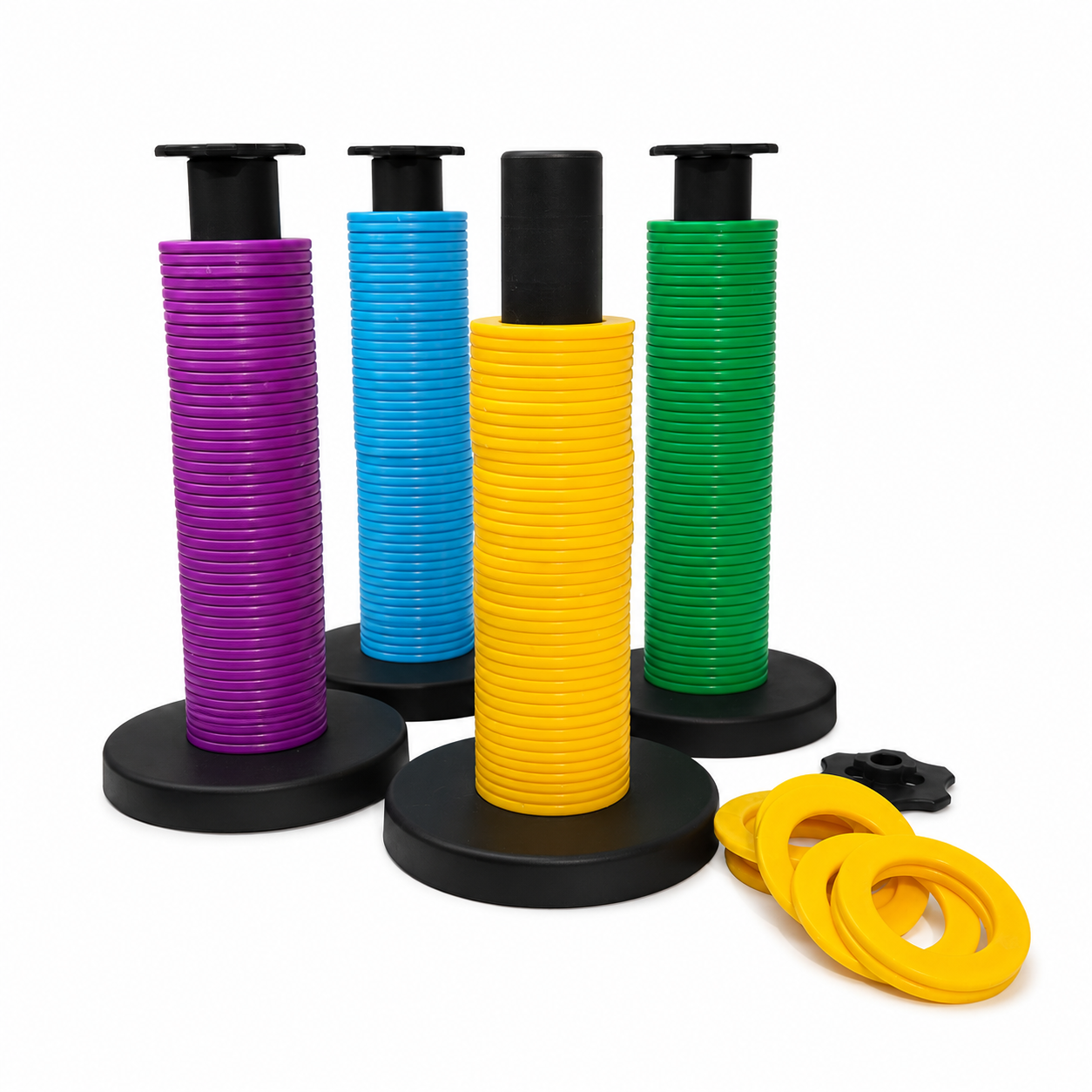 Showroom rings, stand with 50 rings. Choose color