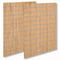 Grooved panel - Standard (120 x 240 cm) - Oak-look with aluminum strips
