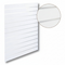 Grooved panel - Standard (120 x 120 cm) - White with aluminum strips