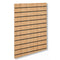 Grooved Panel - Standard (120 x 120 cm.) - Oak-look with black plastic trims