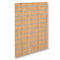 Grooved Panel - Standard (120 x 120 cm) - Oak-look with Aluminum Strips