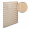 Grooved panel - Standard (120 x 120 cm) - Maple with aluminum strips