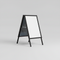 A-board sign with snap frames, 50 x 70 cm – black