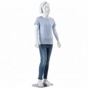 Girl mannequin 9-10 years. Sculpted hair
