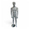 Male mannequin w/ face - Standard, sculpted hair - Matte gray