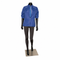 Women's mannequin, Model B with straight arms, offset foot position and flexible head joint, black. Standard