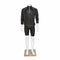 Men's mannequin, Model C with straight arms and flexible head system, white. Standard