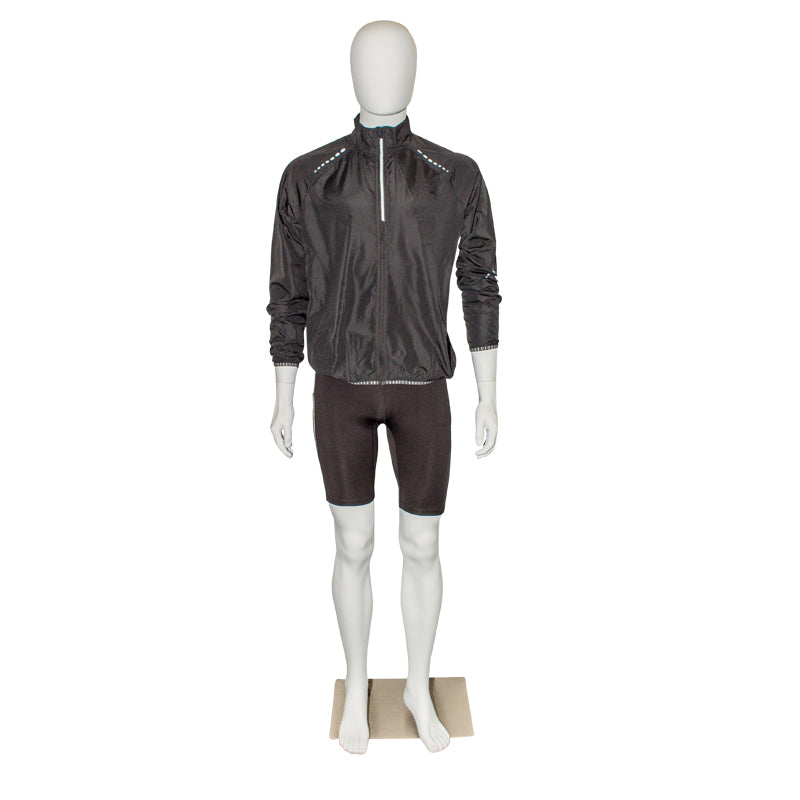 Male mannequin, model C with straight arms, head, white. Standard