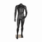 Men's mannequin, model D with bent arm and flexible head attachment, black. Standard