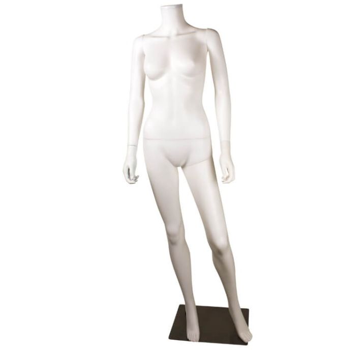 Basic female mannequin w/o head. Plastic