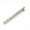 Angled front hinge for grille. White - 35 cm.