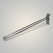 Euro hook for panel, chrome, 30 cm