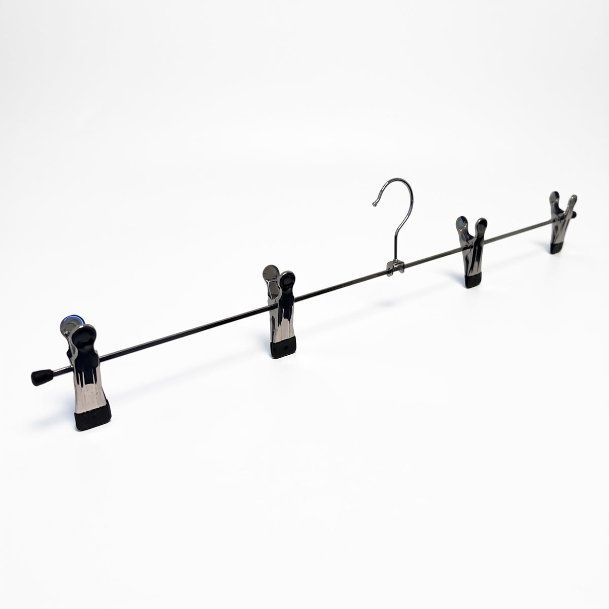 Metal clamp hanger (W 60 cm) - 50 pcs. 4 clamps H 7 cm. Black