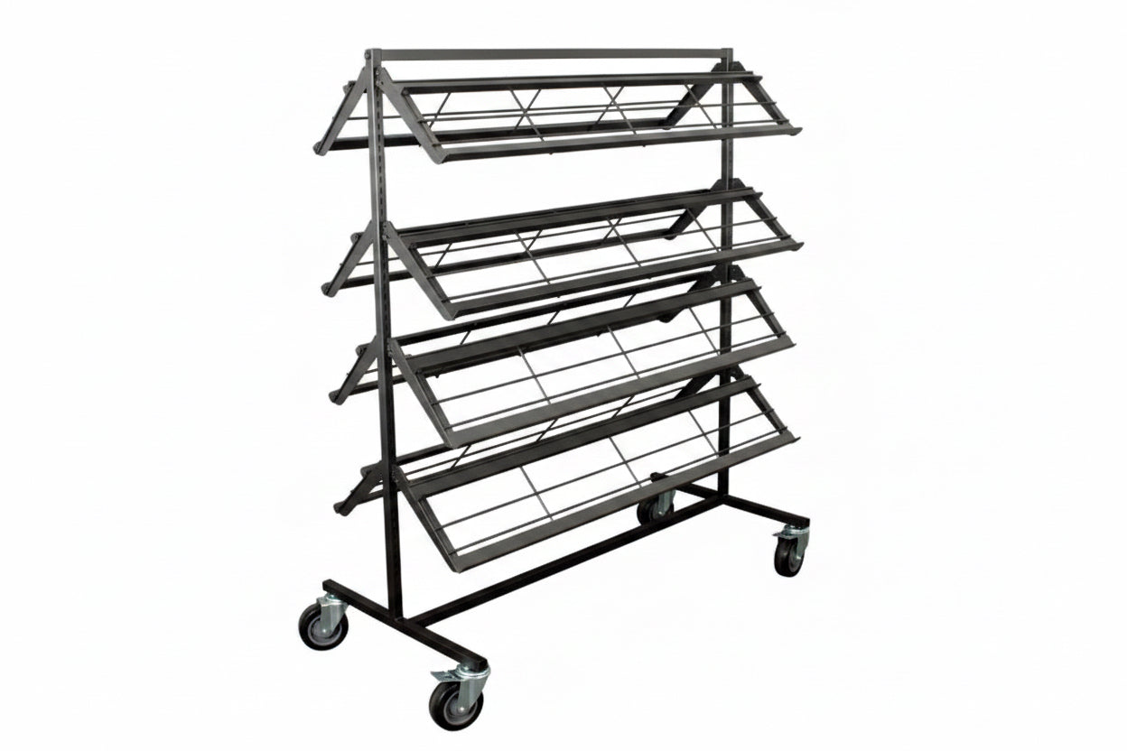 Shoe rack - double-sided. Black
