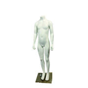 Children's mannequin. White unisex. H142 cm.