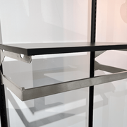 U-rod rail 120 cm. Brushed satin. B-MT