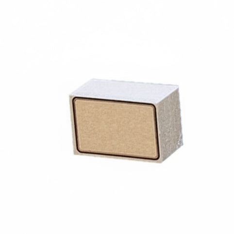 Cardboard label, 4x6 cm - Brown/black. 100 pcs.