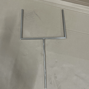 Sign holder. Metal A4. Open at top. Chrome. Without thread. Slightly crooked