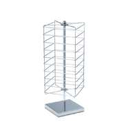 Jewelry stand. 4-sided rotating. CHROME