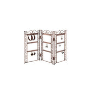 Ear stud display. Folding wall. Copper. 26 x H45 cm. Up to 36 pairs